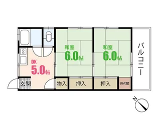 藤沢アパート【2階】の間取り