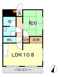 コーポサンワ【2階】の間取り