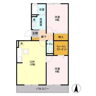 アネシス【1階】の間取り