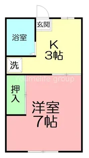 ヴィラ石原B棟【2階】の間取り