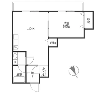 パーシモンハイツ【3階】の間取り