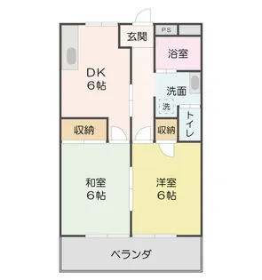 CityBoy柚木【2階】の間取り