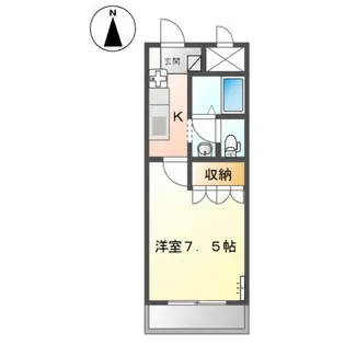 プルニエ【1階】の間取り