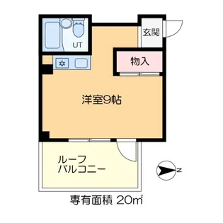 リッツハウス【4階】の間取り