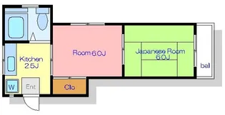 グリーンホームズIII【2階】の間取り