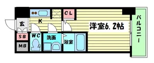 S-RESIDENCE南堀江【7階】の間取り
