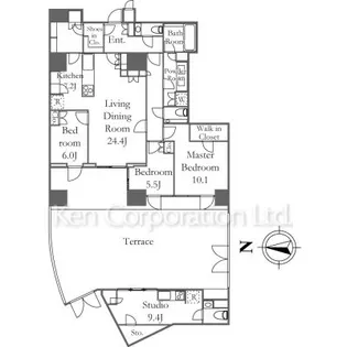 三田ガーデンヒルズイーストヒル【1階】の間取り