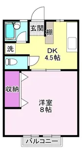 コーポMK【1階】の間取り