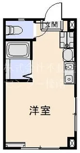 ハイツ湯日川【1階】の間取り
