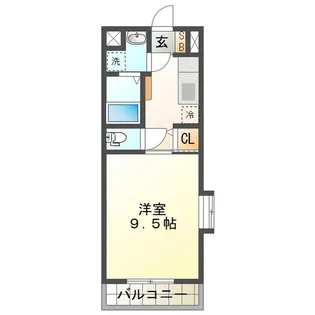 幸マンション【1階】の間取り