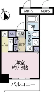 1Rの間取り画像