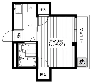 BELLWOOD【2階】の間取り