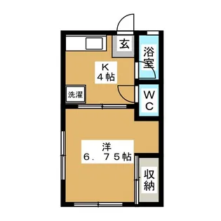 グリーンハイツ第2【1階】の間取り