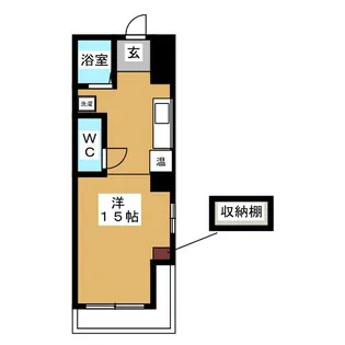 ハウス108筒井【3階】の間取り