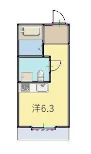 アークヒルズ磯子【1階】の間取り