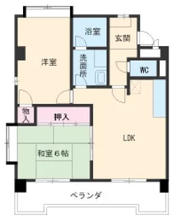 メゾン見晴台【4階】の間取り