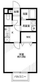 千葉県四街道市鹿渡【アパート】の間取り