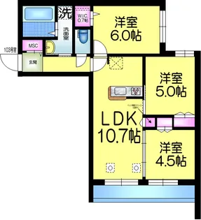 Casa del Sole カーサデルソーレ【1階】の間取り