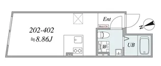 Rei trias【3階】の間取り