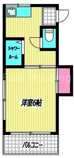 東京都新宿区上落合3【アパート】の間取り