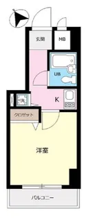 パークウェル麻布【7階】の間取り