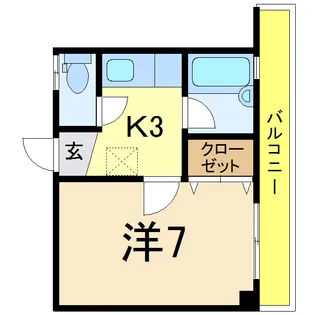 アルカディア【3階】の間取り