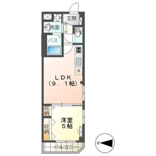 イーストガーデン【3階】の間取り