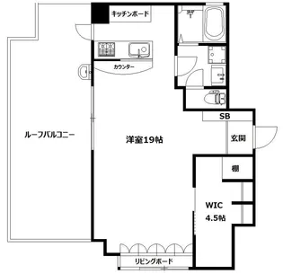 VILLAかたびら【4階】の間取り