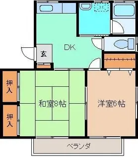 斉藤ハイツ【2階】の間取り