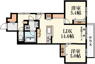 Le Lien【1階】の間取り