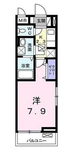 埼玉県所沢市東所沢和田3【アパート】の間取り