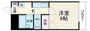 カスティージョ日吉【2階】の間取り