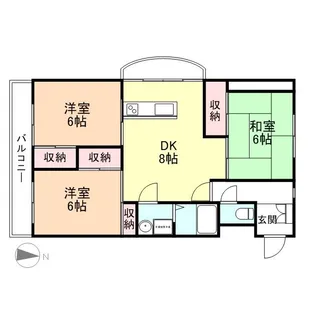 リバーサイド柏【3階】の間取り