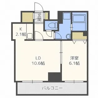 ティアラタワー中島倶楽部【27階】の間取り