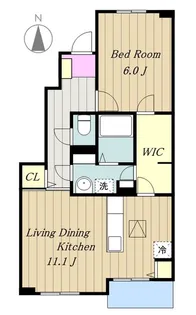 神奈川県相模原市緑区相原4【アパート】の間取り