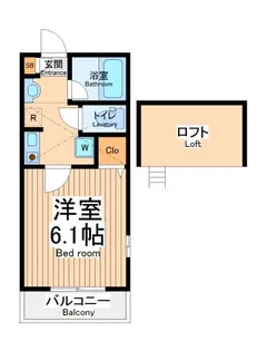 シャン・ドゥ・ブレ【1階】の間取り