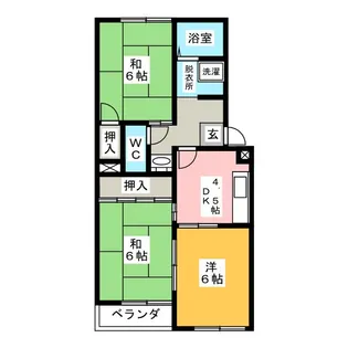 ヴァンベール天白【1階】の間取り