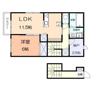 グランルーチェ【2階】の間取り