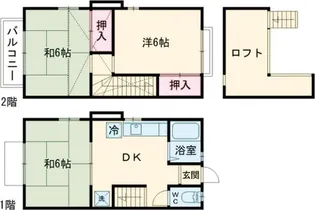 東京都武蔵村山市学園3【一戸建】の間取り