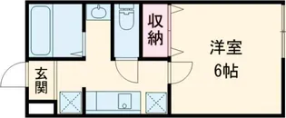 兵庫県加古川市加古川町美乃利【アパート】の間取り