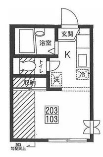 ベルマイユ【1階】の間取り