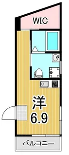 1Rの間取り画像