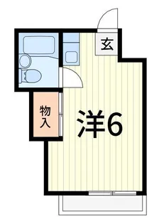 1Rの間取り画像