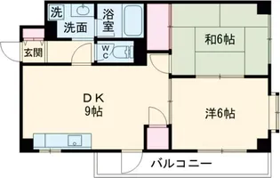 サンテラス司【1階】の間取り