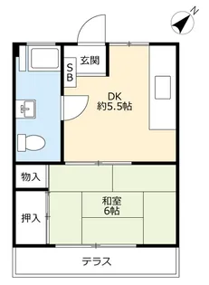 UR大谷【2階】の間取り