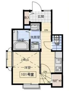 GAJA【1階】の間取り