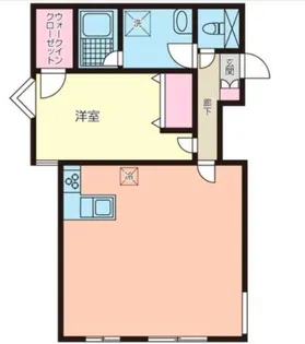 ベラドンナ五本木【2階】の間取り