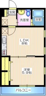 神奈川県横浜市保土ヶ谷区東川島町【アパート】の間取り