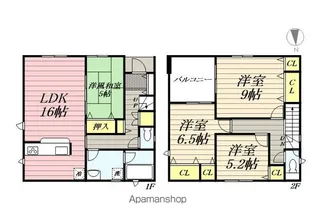熊本県菊池郡菊陽町大字津久礼【一戸建】の間取り