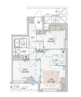 フュージョナル浮間舟渡【3階】の間取り